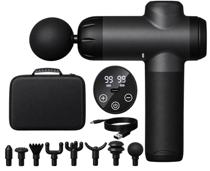Pistolet de massage Athlettica Pro détouré, vue de profil