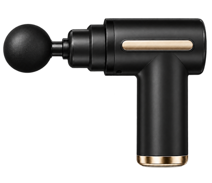 Pistolet de massage compact Athlettica Mini, vue de profil